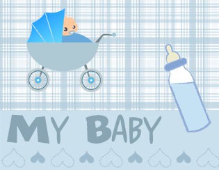 Baby Boy Square